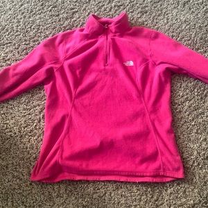 ladies Northface 1/4 zip